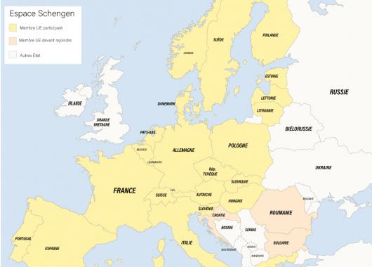 CARTE DE SCHENGEN