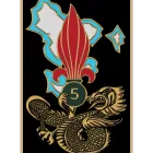 Insigne du 5° régiment étranger